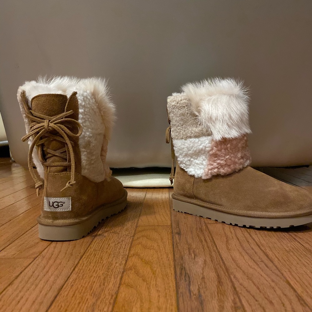 Lace up uggs
